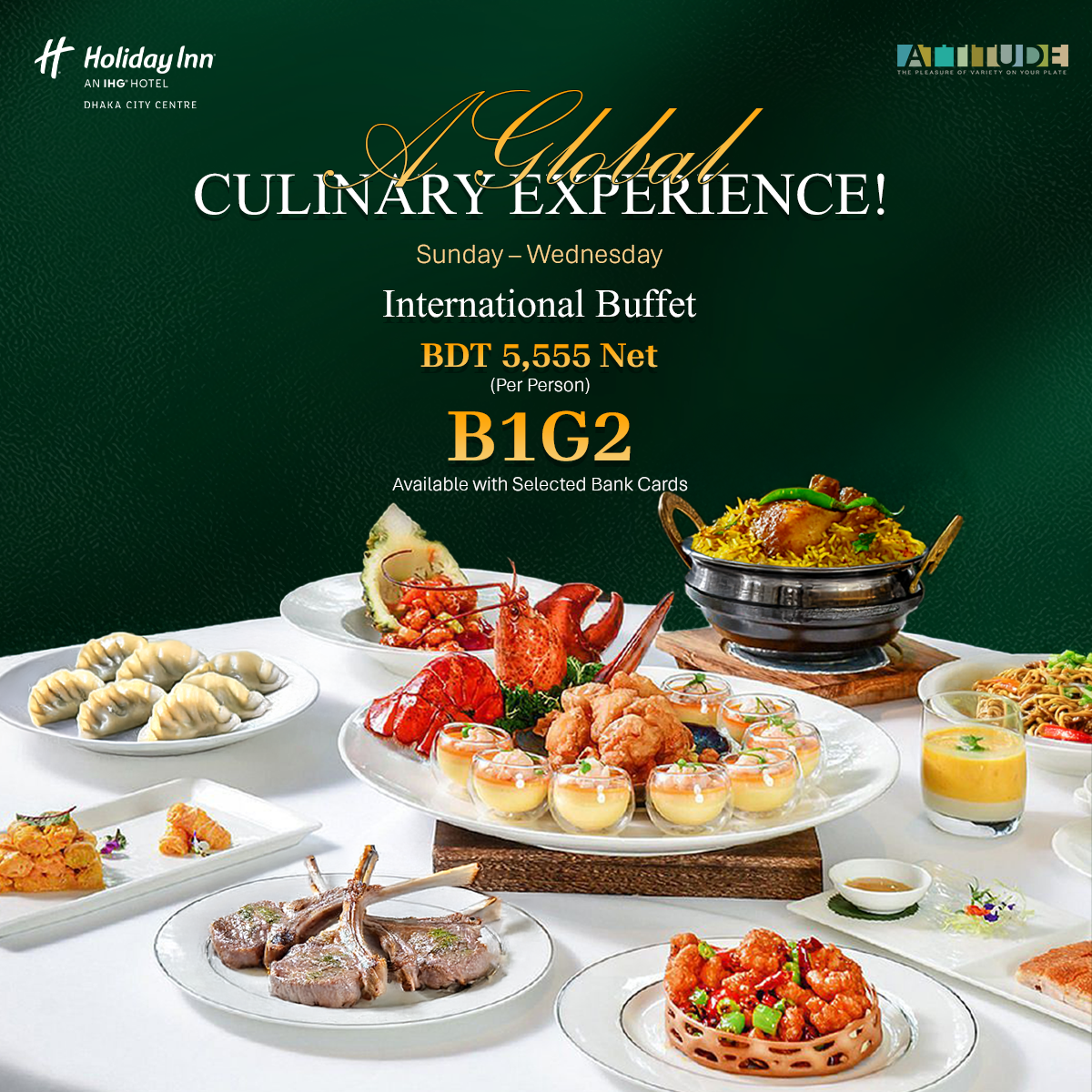 Savor the World – Right Here in Dhaka!